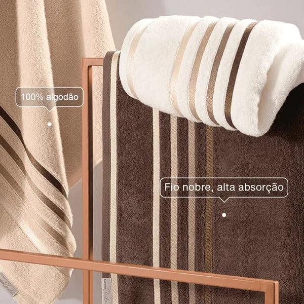 Kit 15 Toalhas Super Banhão de Alta Maciez +5 Toalhas de Rosto de BRINDE